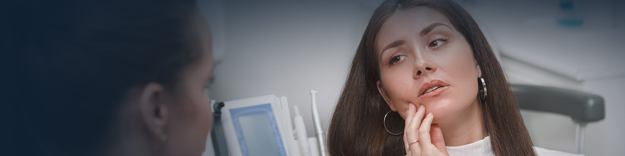 patient receiving emergency dental care in Florence