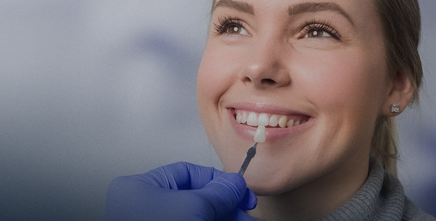 patient receiving cosmetic dentistry services in florence